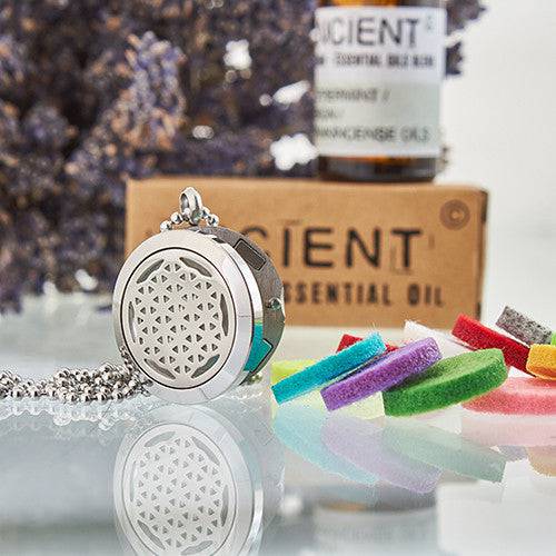 Aroma-Diffusor-Set – Halskette & ätherische Öle