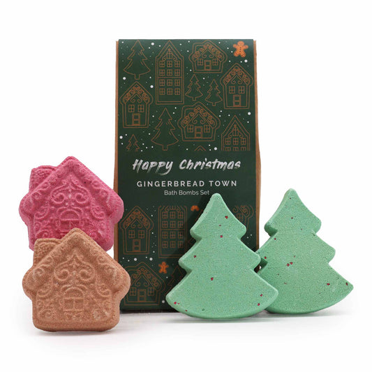 Weihnachtliches Badebomben-Geschenkset – Luxus für die Festtage
