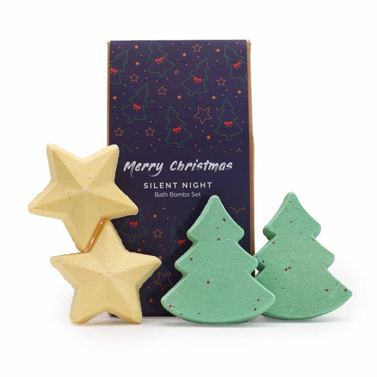 Weihnachtliches Badebomben-Geschenkset – Luxus für die Festtage