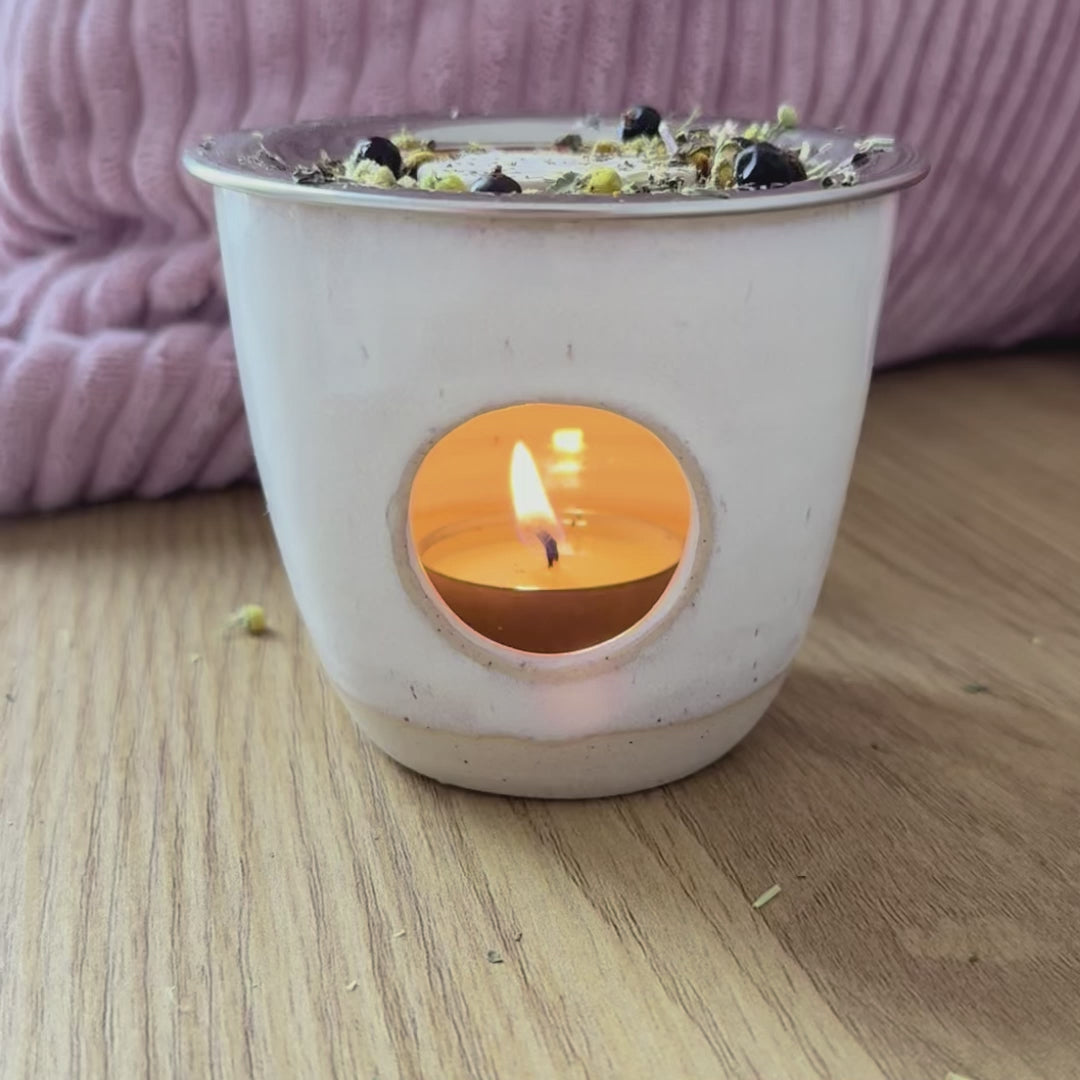 Kräuter-Räucherstövchen Set